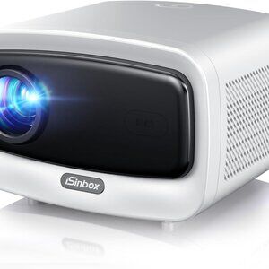 1500 ANSI/Auto Focus/Built-in APPS] Smart Projector 4K with WiFi 6 and Bluetooth